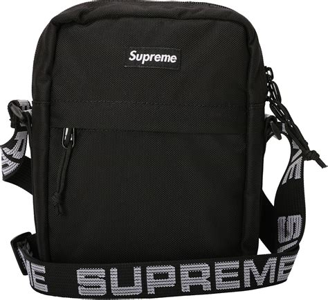 supreme ss18 bag fake|black supreme shoulder bag stockx.